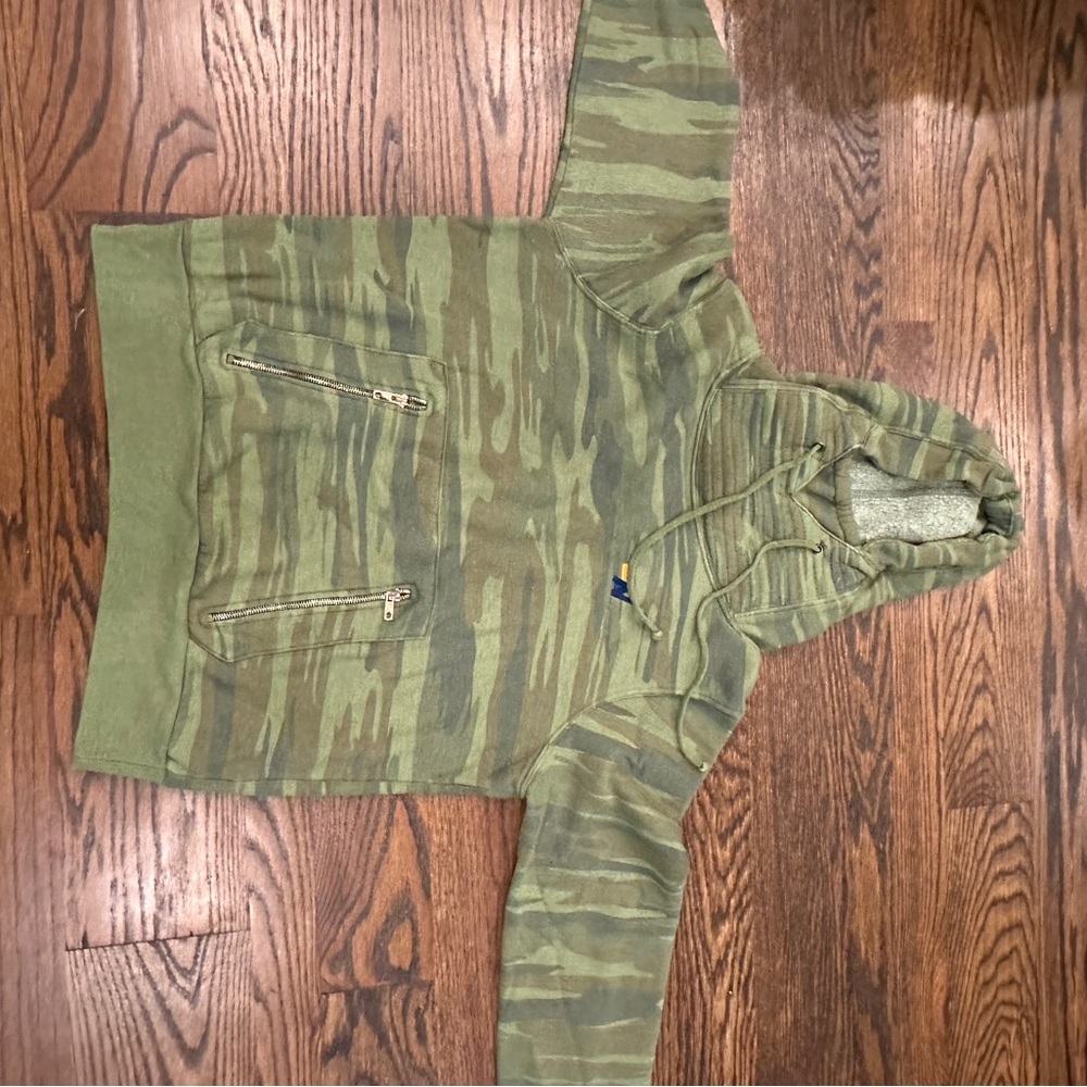 Aviator Nation Olive Camouflage Hoodie